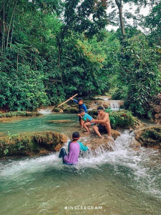 LePont Mu Waterfall Bungalow Hòa Bình Exteriör bild