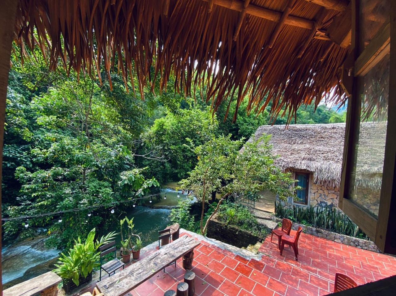 LePont Mu Waterfall Bungalow Hòa Bình Exteriör bild