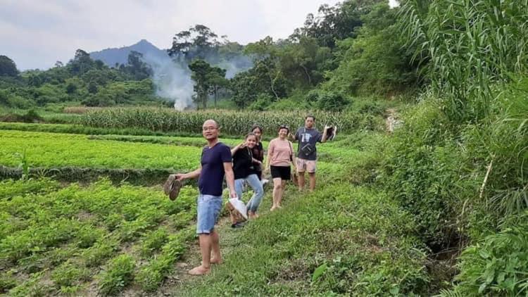 LePont Mu Waterfall Bungalow Hòa Bình Exteriör bild