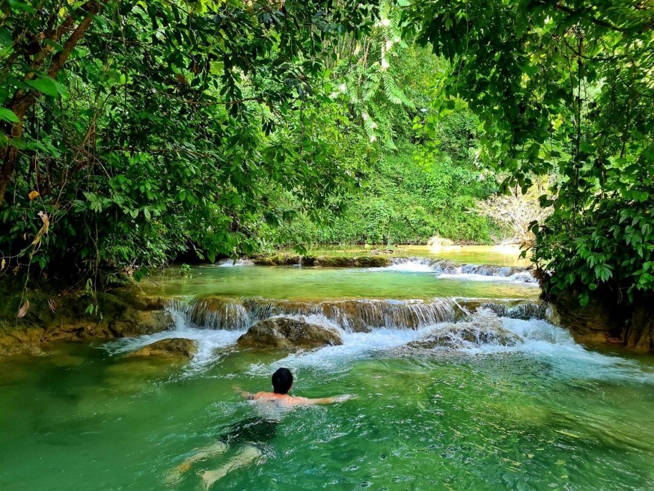 LePont Mu Waterfall Bungalow Hòa Bình Exteriör bild