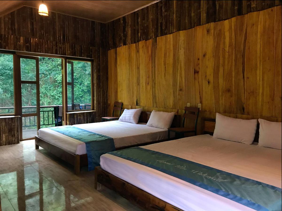 LePont Mu Waterfall Bungalow Hòa Bình Exteriör bild