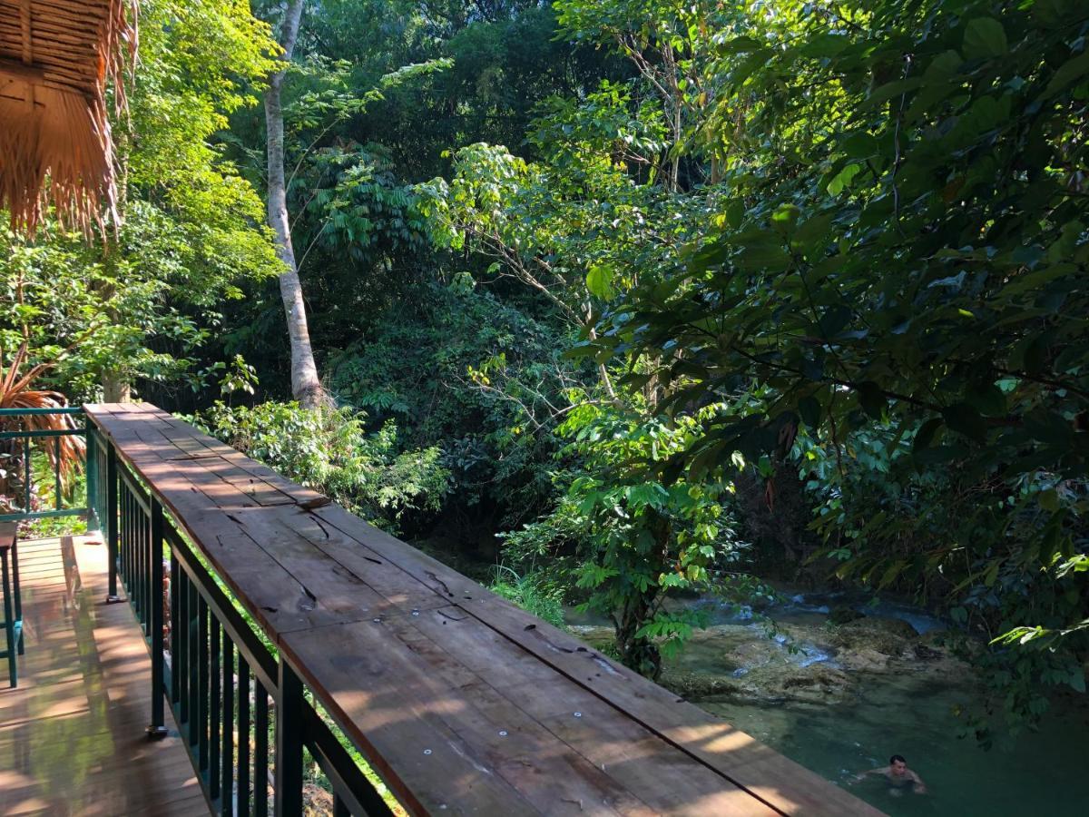 LePont Mu Waterfall Bungalow Hòa Bình Exteriör bild