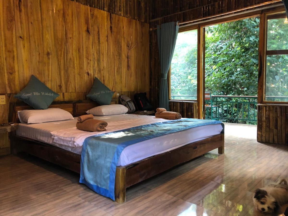 LePont Mu Waterfall Bungalow Hòa Bình Exteriör bild